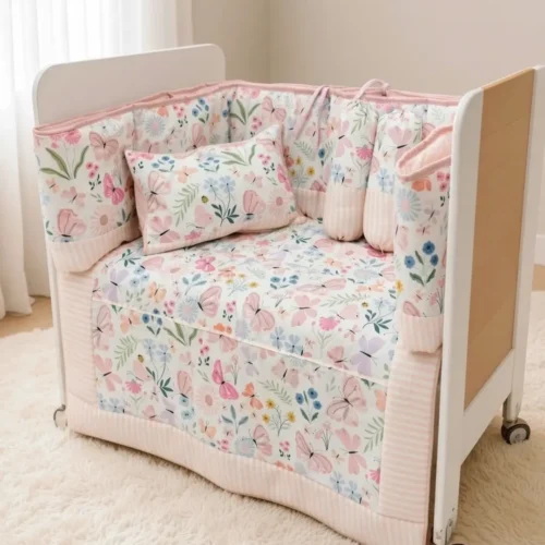 Flutter Bloom - Cot Set | Cotton | 6 pieces