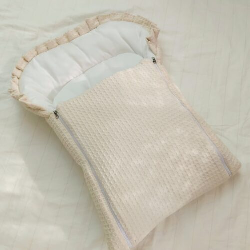 Waffles - Carry Nest | Cotton + Jute | Zipper