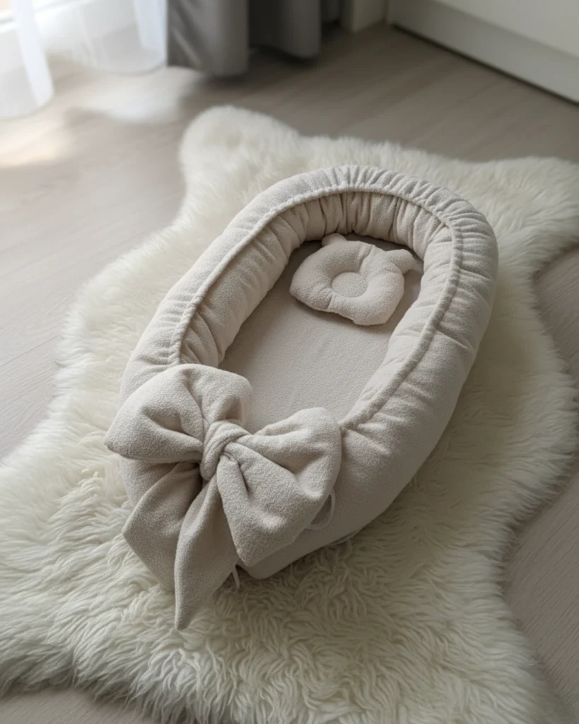 Baby snuggle bed