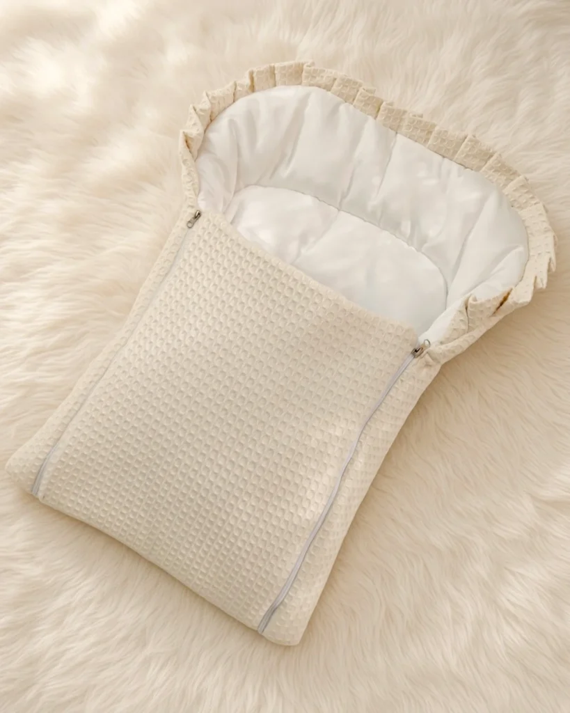 Waffles - Carry Nest | Cotton + Jute | Zipper