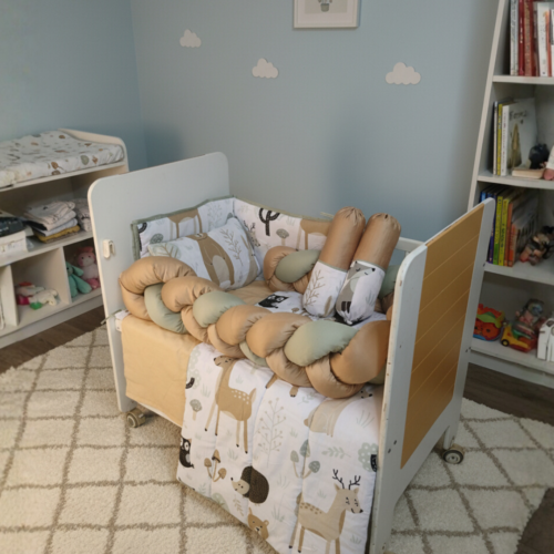 products (19) Woodland Whimsy - Cot Bedding Set | Cotton | 7 pieces