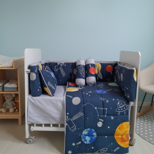 products (24) Cosmic Dreams - Cot Bedding Set | Cotton | 6 pieces