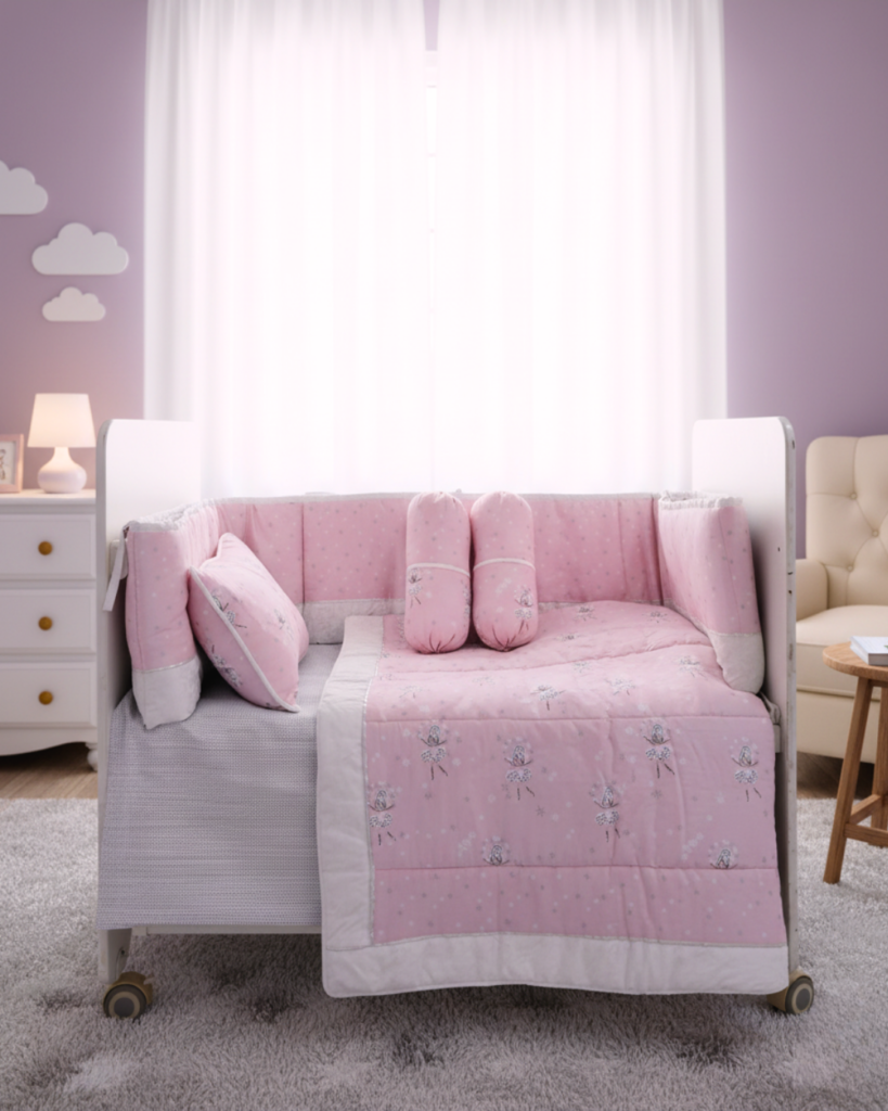 Ballerina Haven - Cot Bedding Set | Cotton | 6 pieces