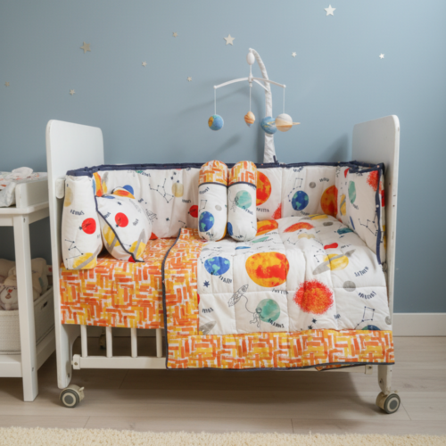 Little Voyager - Cot Bedding Set | Cotton | 6 pieces