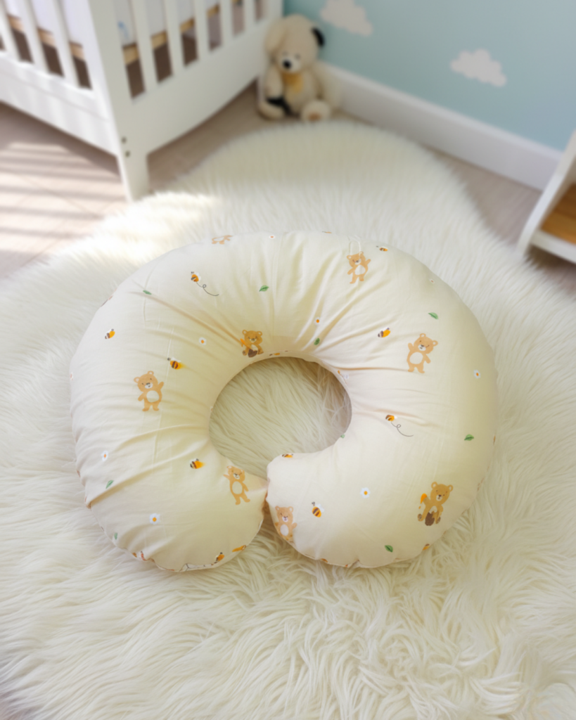 Bear - Nursing Pillow with Cover (52cm × 65cm)