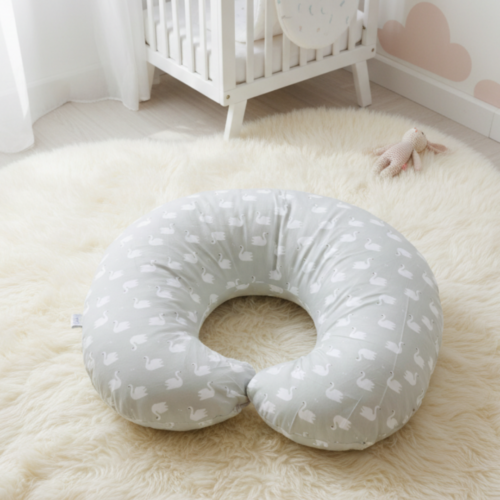 Swan - Nursing Pillow with Cover (52cm × 65cm)