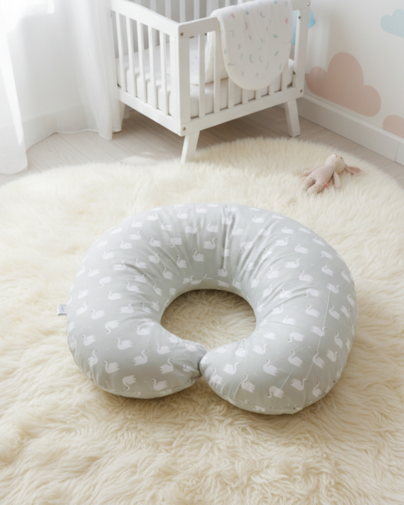 Swan - Nursing Pillow with Cover (52cm × 65cm)