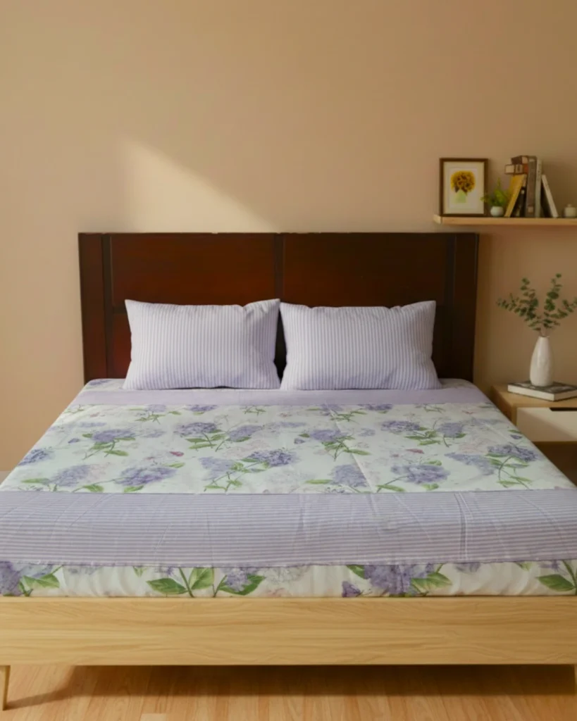 Lilac Dreams - Bedsheet Set (single/double)