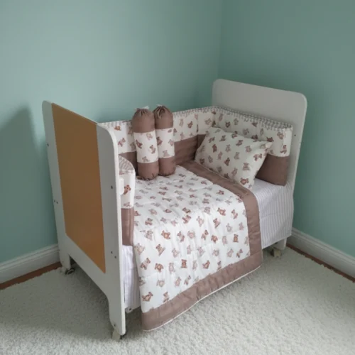 Honey Bear - Cot Bedding Set | Cotton | 6 pieces