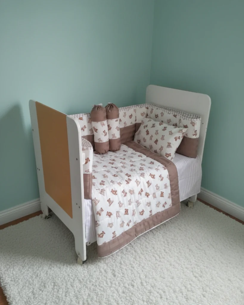 Honey Bear - Cot Bedding Set | Cotton | 6 pieces
