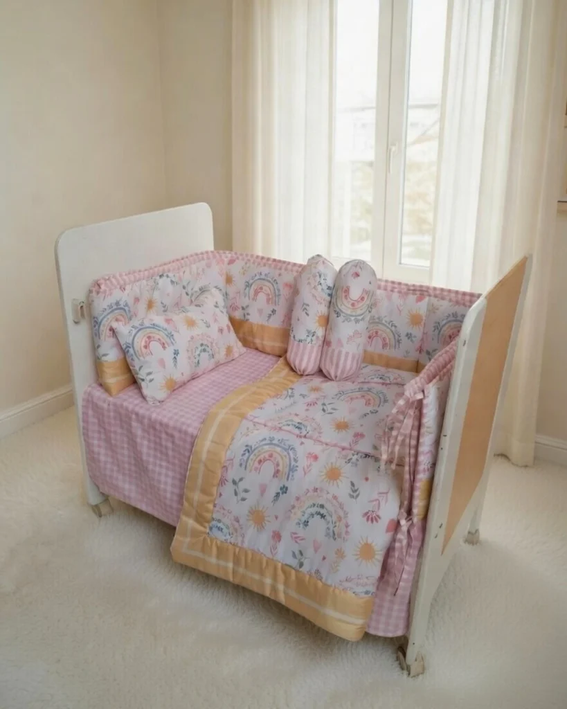 Dreamy Rainbow - Cot Set | Cotton | 6 pieces