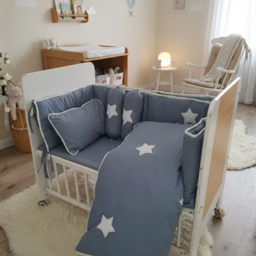 website uploads - jan26 (17) Nordic Star - Cot Bedding Set | Cotton | 6 pieces