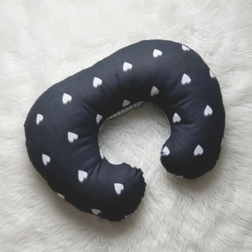 Midnight Hearts - Nursing Pillow with Cover (52cm × 65cm)