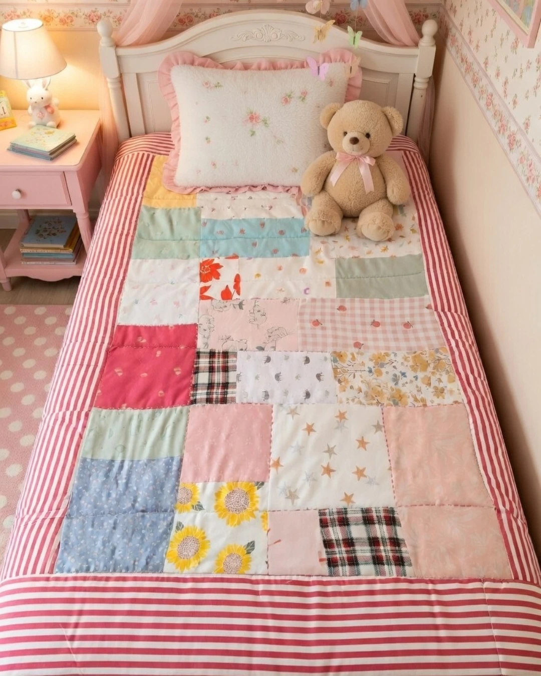 Comforter from Newborn's Clothes