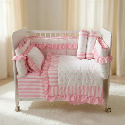 Cot Bedding Set for Girls