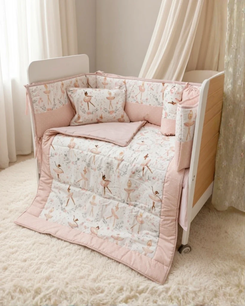 Twirl & Tutu - Cot Set | Cotton | 6 pcs