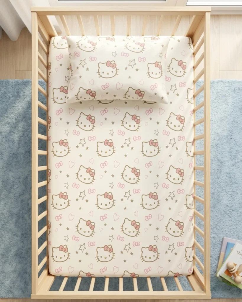 Hello kitty - Crib Bedsheet Set