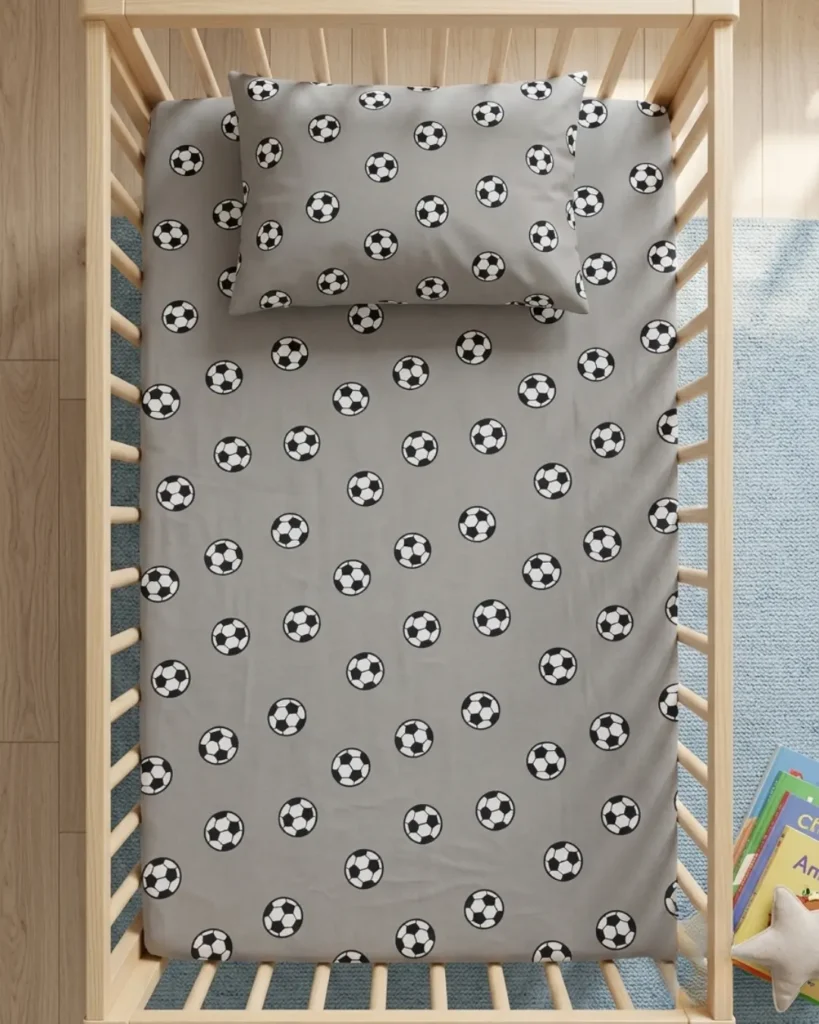 Football Buddy - Crib Bedsheet Set